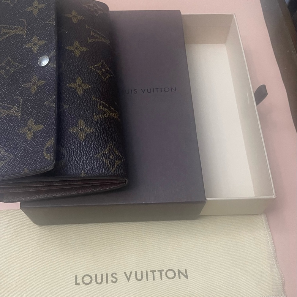 Louis Vuitton  Empty Wallet Box and dust cover